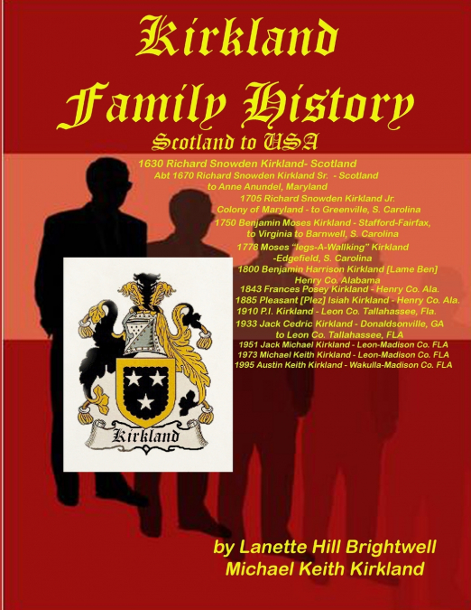 THE KIRKLAND FAMILY GENEALOGY