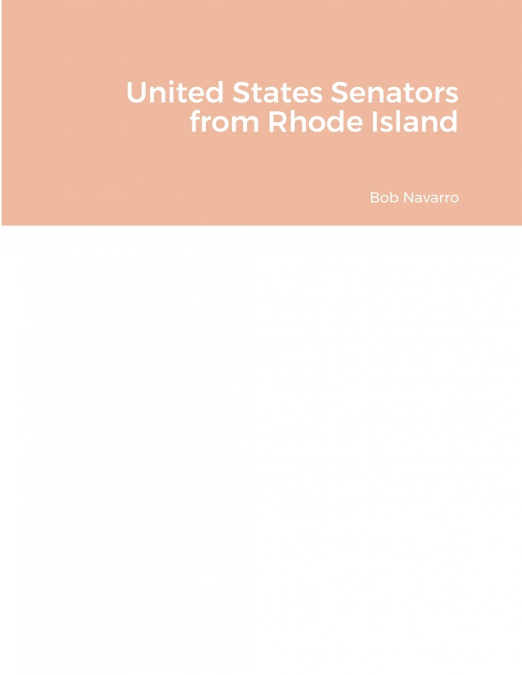 United States Senators from Rhode Island