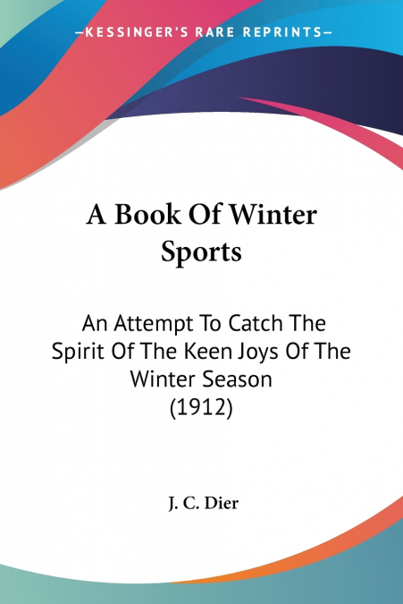 A Book Of Winter Sports