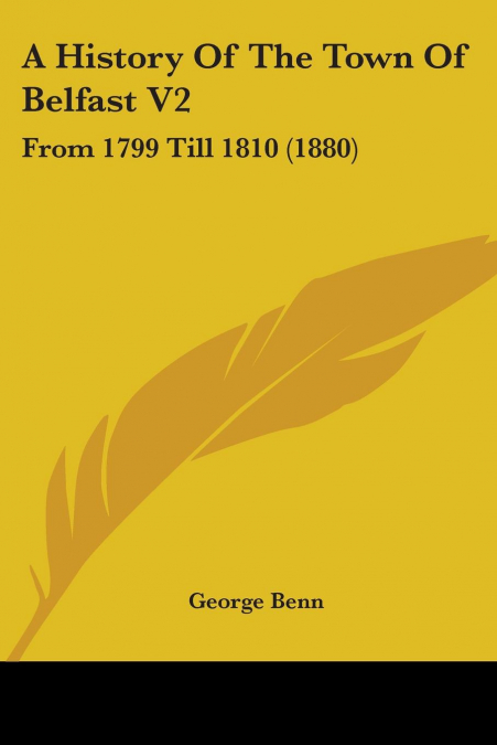 A History Of The Town Of Belfast V2