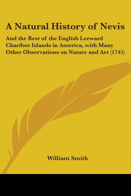 A Natural History of Nevis