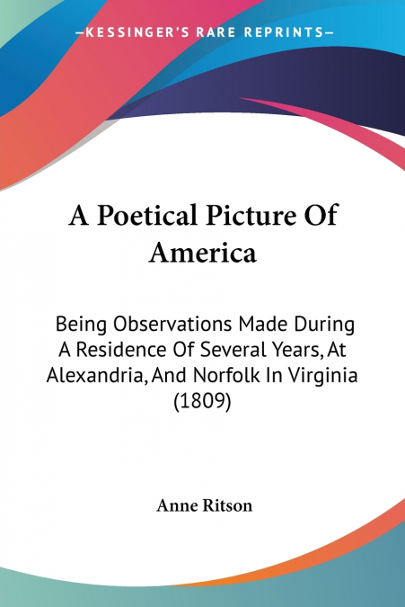 A Poetical Picture Of America