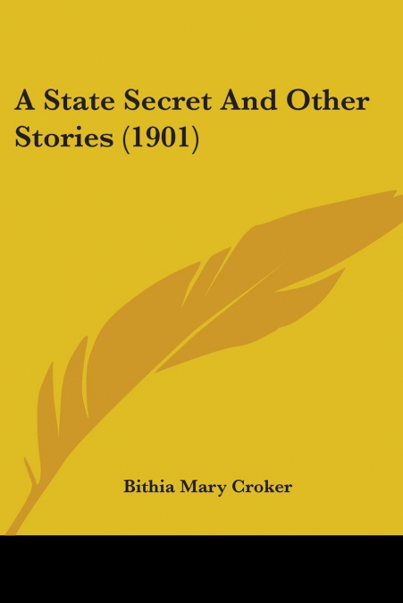 A State Secret And Other Stories (1901)