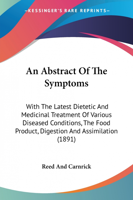 An Abstract Of The Symptoms
