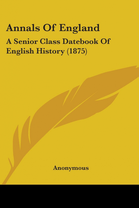 Annals Of England