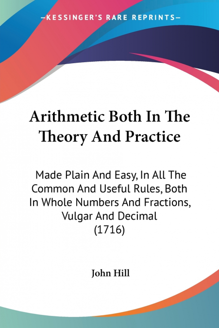 Arithmetic Both In The Theory And Practice