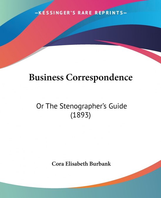 Business Correspondence