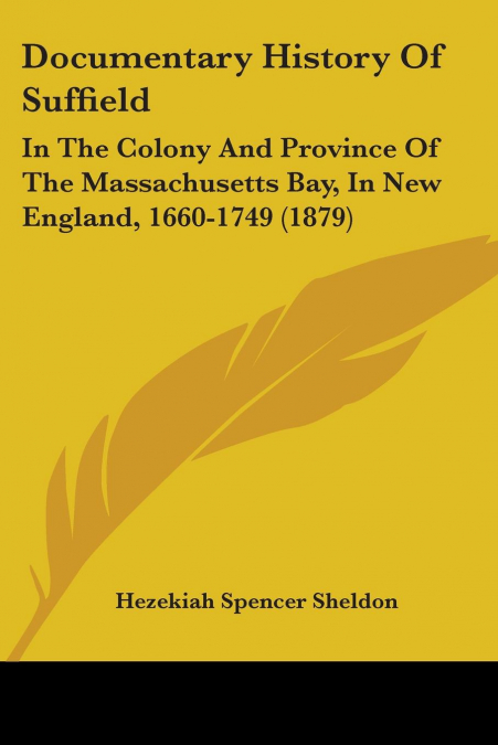 Documentary History Of Suffield