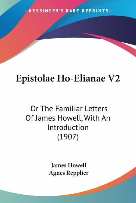 Epistolae Ho-Elianae V2