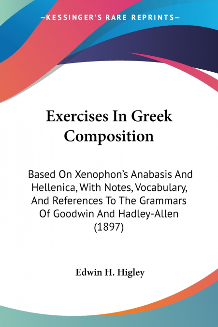 Exercises In Greek Composition