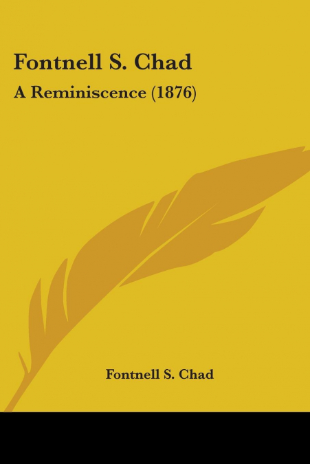 Fontnell S. Chad