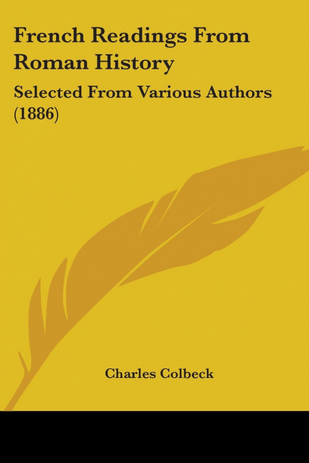French Readings From Roman History