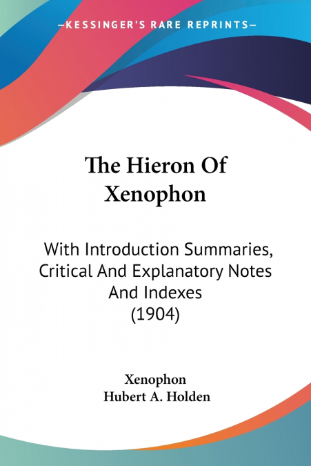 The Hieron Of Xenophon