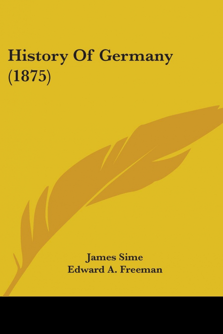 History Of Germany (1875)