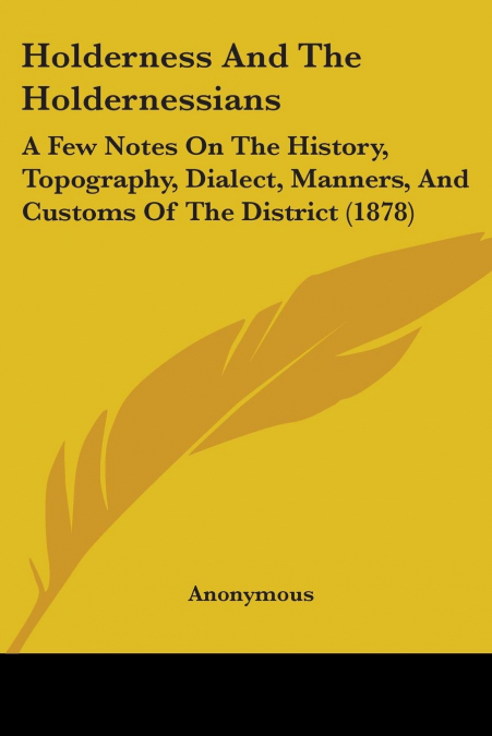 Holderness And The Holdernessians