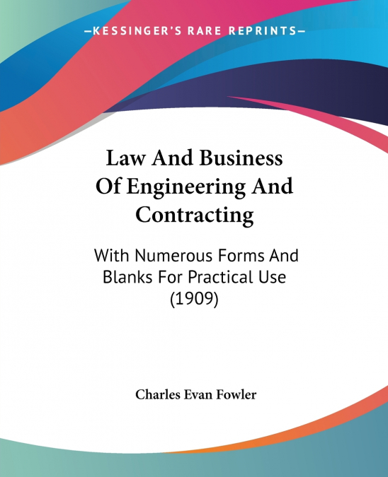 Law And Business Of Engineering And Contracting
