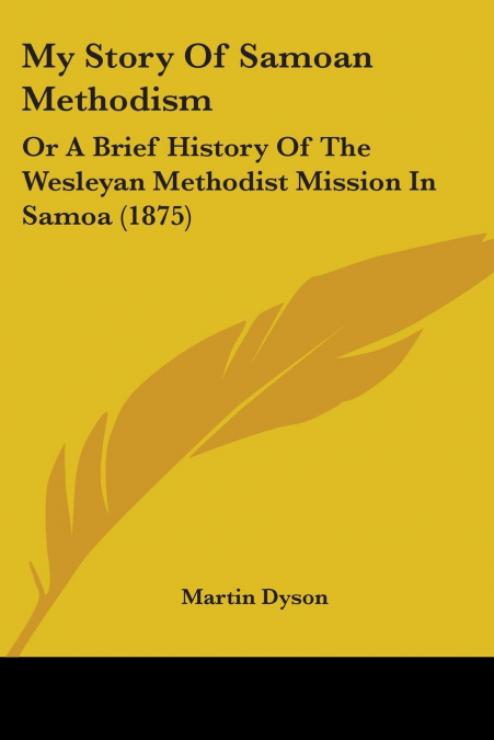 My Story Of Samoan Methodism