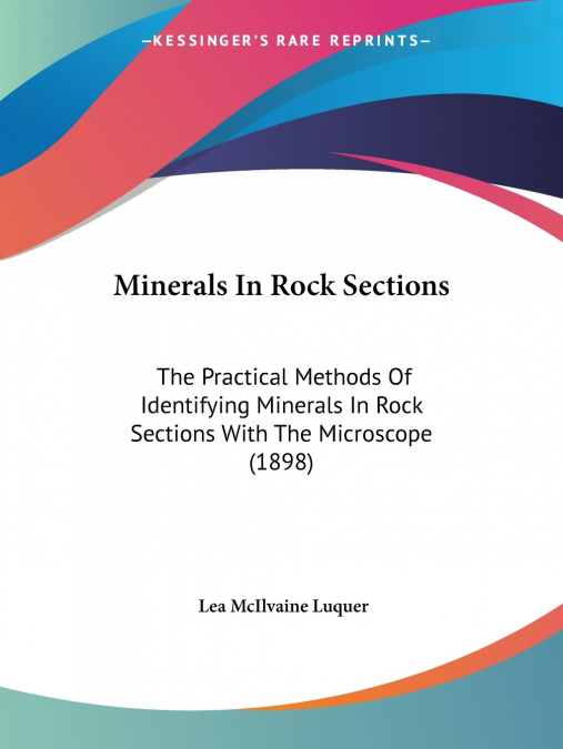 Minerals In Rock Sections