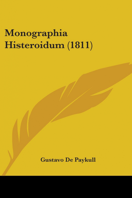 Monographia Histeroidum (1811)