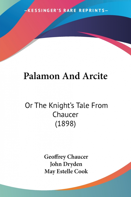 Palamon And Arcite