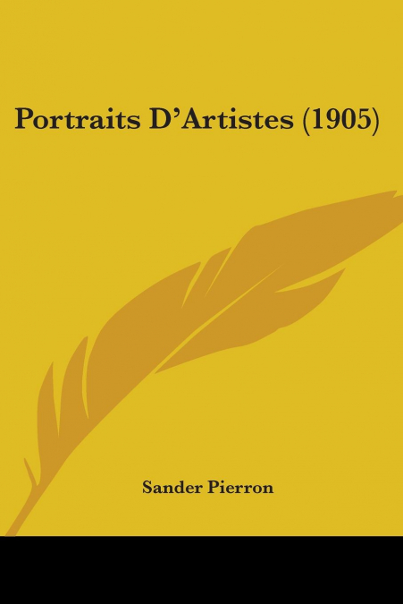 Portraits D’Artistes (1905)