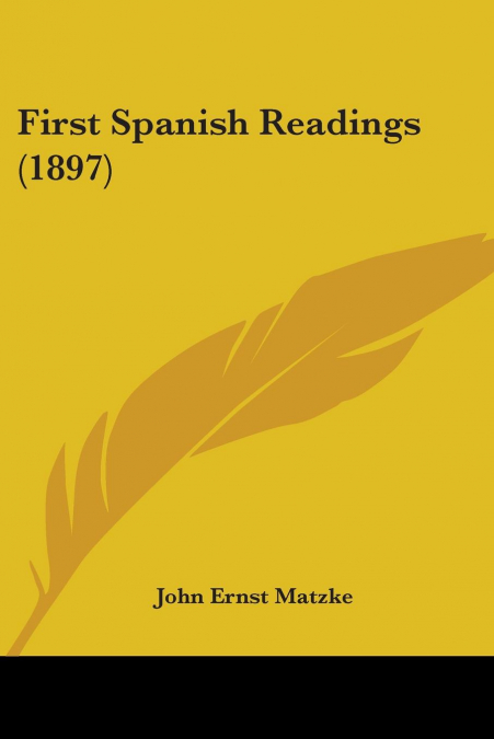 First Spanish Readings (1897)
