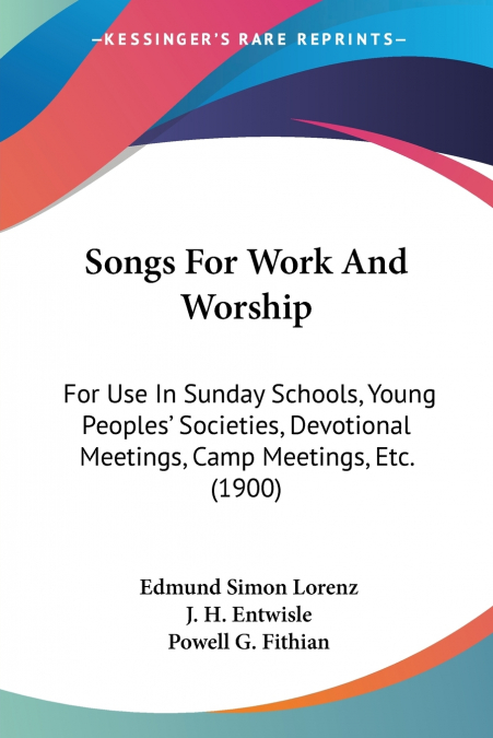 Songs For Work And Worship
