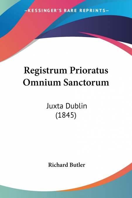Registrum Prioratus Omnium Sanctorum