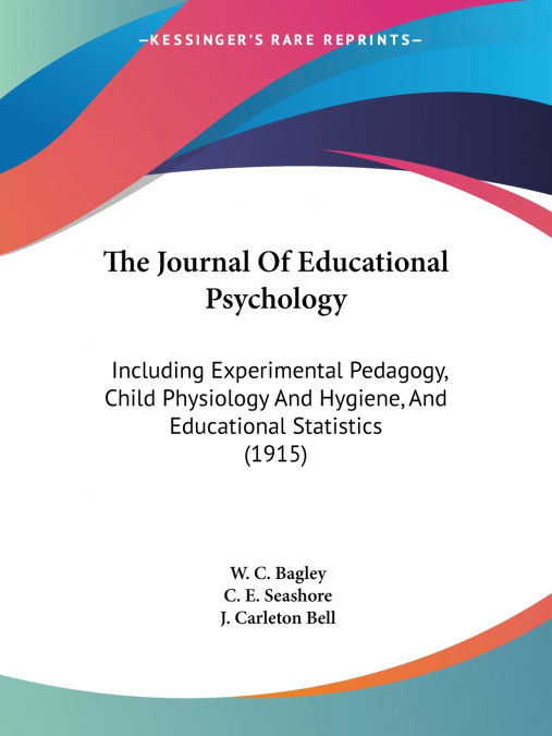 The Journal Of Educational Psychology