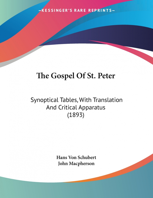 The Gospel Of St. Peter