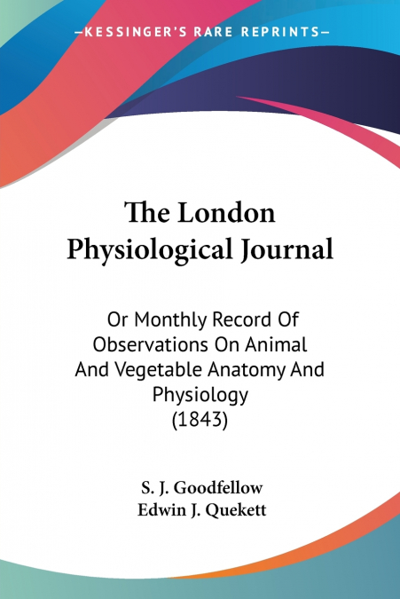 The London Physiological Journal