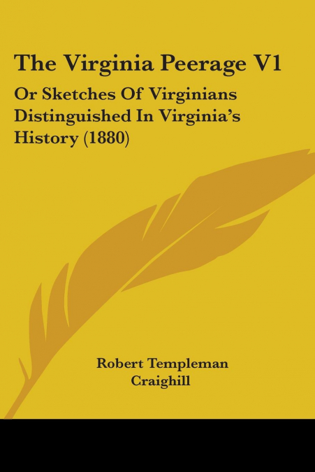 The Virginia Peerage V1