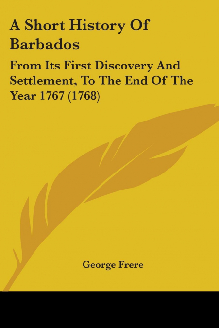 A Short History Of Barbados