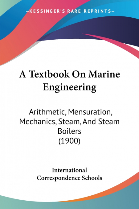 A Textbook On Marine Engineering