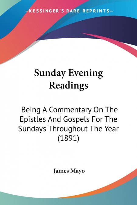 Sunday Evening Readings