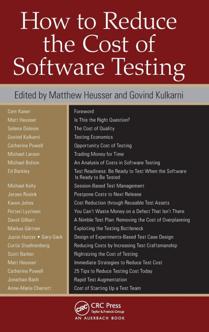 How to Reduce the Cost of Software Testing