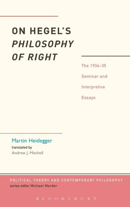 On Hegel’s Philosophy of Right