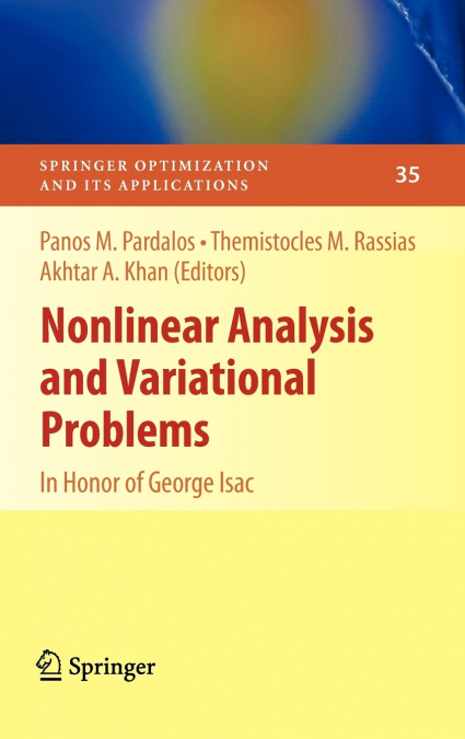 Nonlinear Analysis and Variational Problems