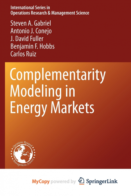 Complementarity Modeling in Energy Markets