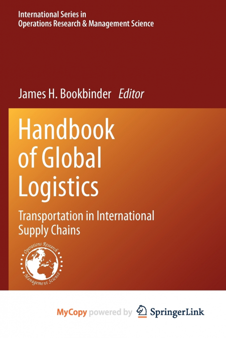 Handbook of Global Logistics