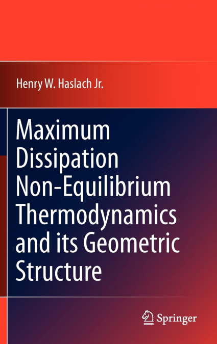 Maximum Dissipation Non-Equilibrium Thermodynamics and Its Geometric Structure