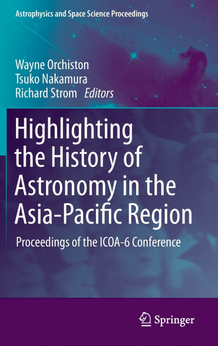 Highlighting the History of Astronomy in the Asia-Pacific Region