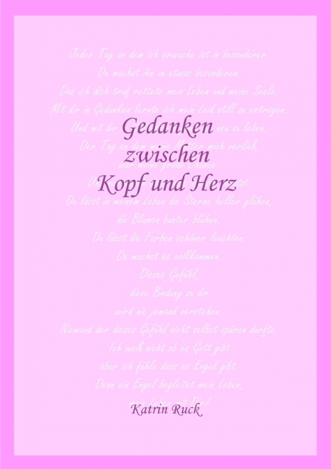 Gedanken zwischen Kopf und Herz