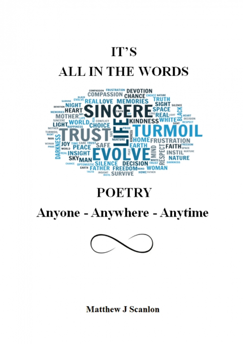 I’TS ALL IN THE WORDS   POETRY  Anyone  - Anywhere - Anytime