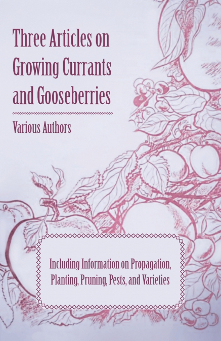 Three Articles on Growing Currants and Gooseberries - Including Information on Propagation, Planting, Pruning, Pests, Varieties
