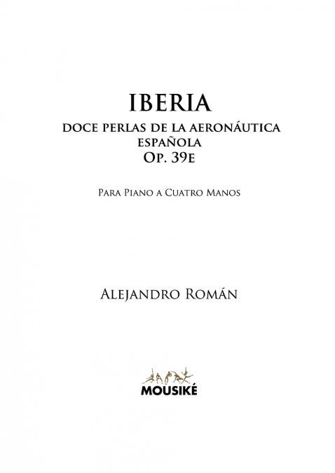Iberia, doce perlas de la aeronáutica española, Op. 39e