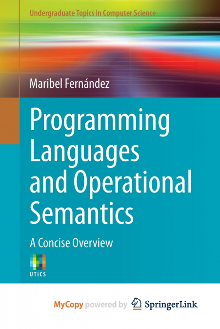 Programming Languages and Operational Semantics