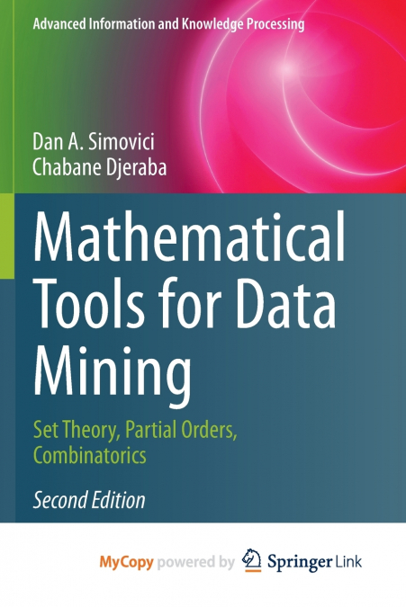 Mathematical Tools for Data Mining