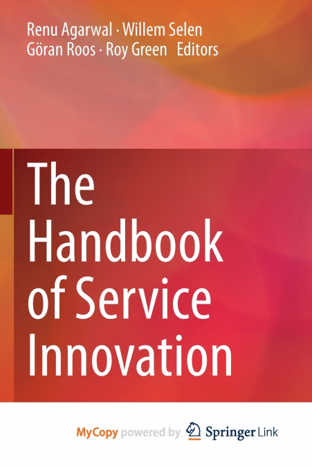 The Handbook of Service Innovation