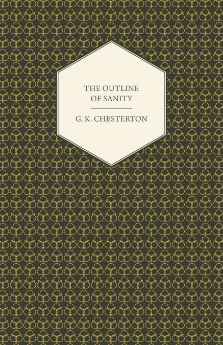 The Outline of Sanity